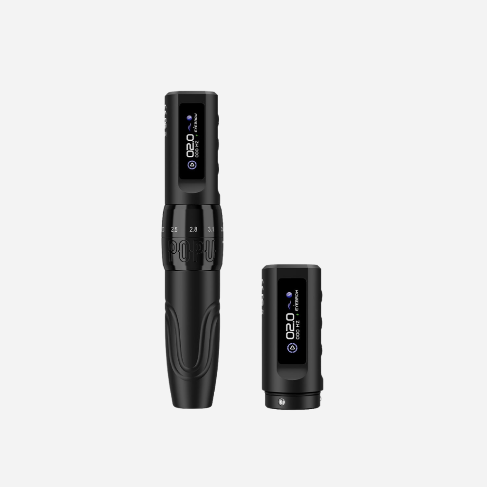 POPU MINI DIVA Pro Adjustable Stroke Wireless PMU Machine - 2.0–3.5mm