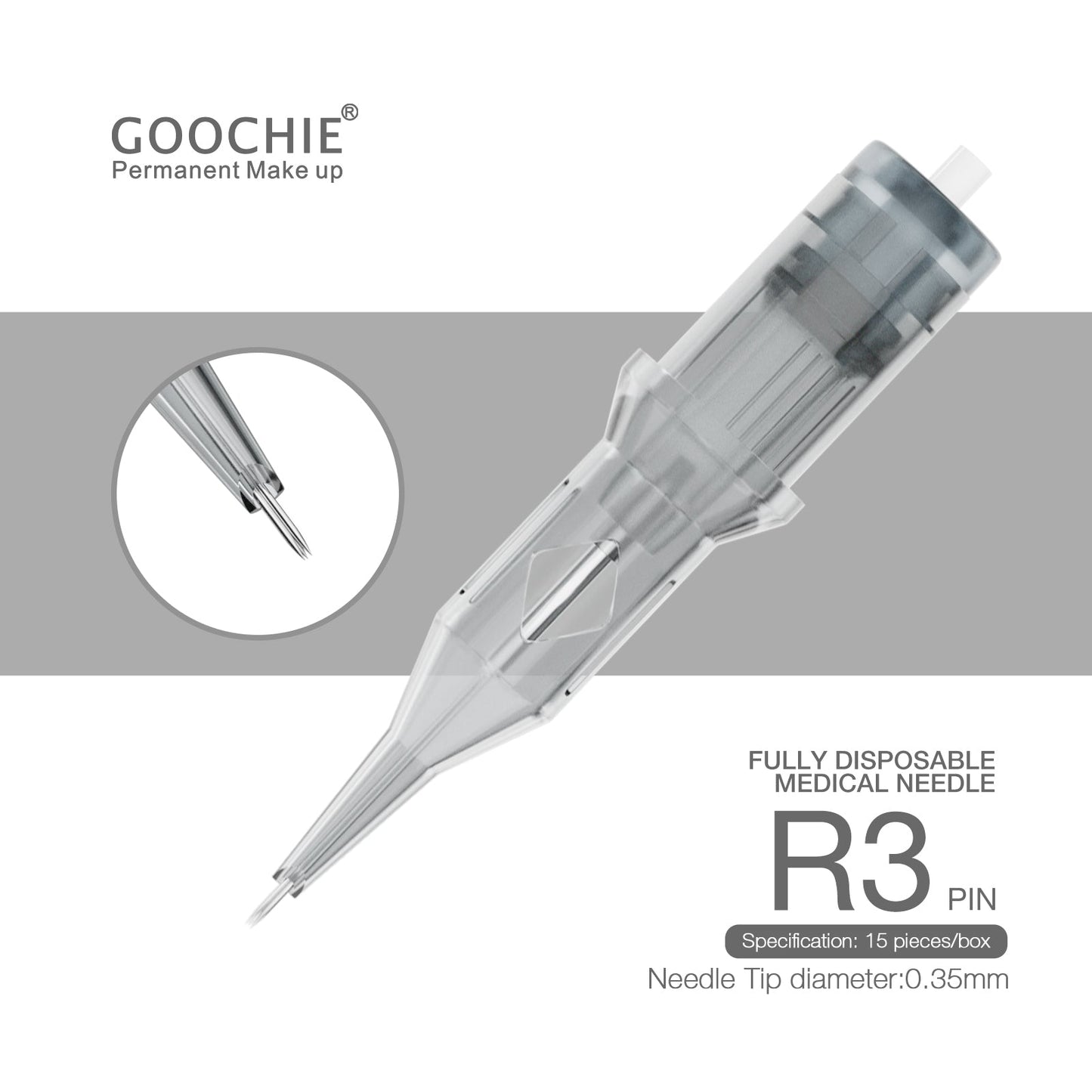 GOOCHIE Universal Needle 3RL 15/Box