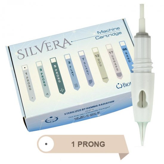 1 Prong Needle Round for Silvera Machine 15/Box